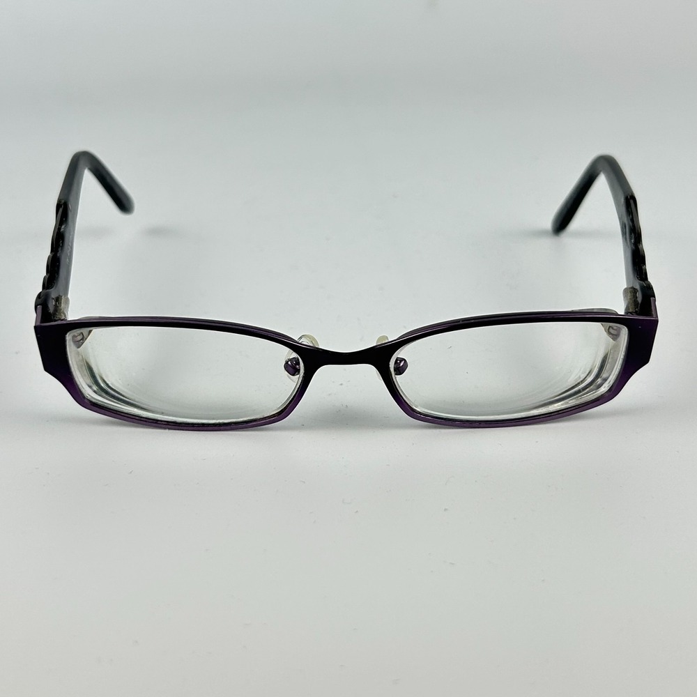 Rampage R 181‎ Unisex Eyeglasses Black & Purple Plastic Full Rim 51-17-135 mm - Picture 2 of 8
